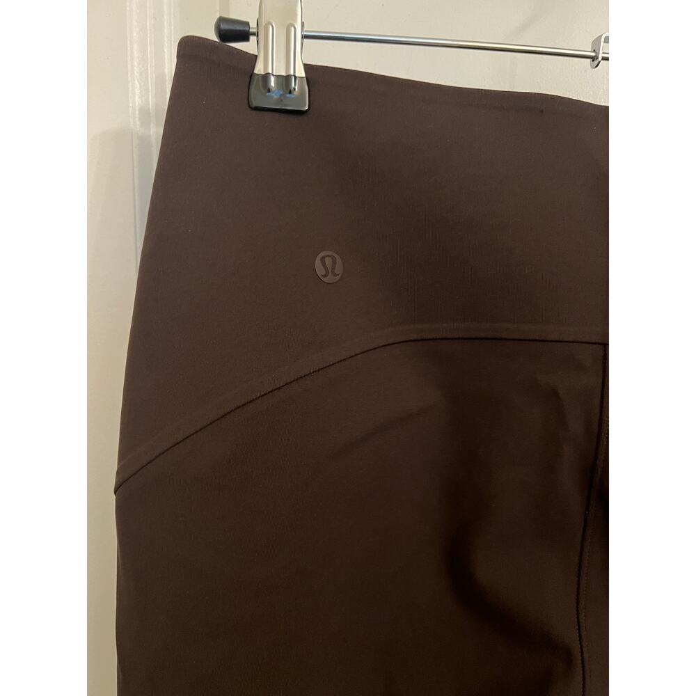 Lululemon Smooth Fit Pull-On High-Rise Pant Espresso Sz 6 Cozy chic Luxury - Picture 7 of 8